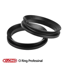„V“ žiedas FKM60 „Black Black VE“